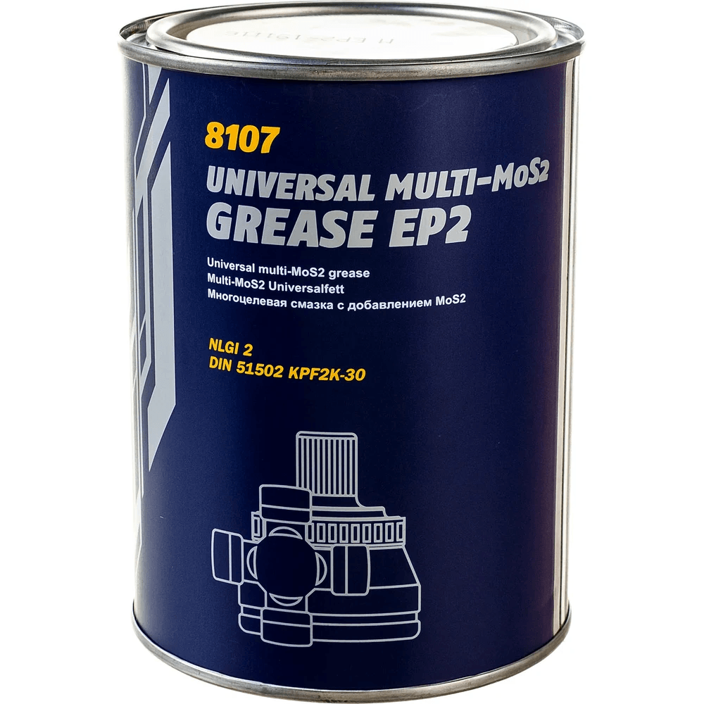 8107 MANNOL EP-2 Multi MoS2 Grease 800 гр. Универсальная литиевая, арт. 000843