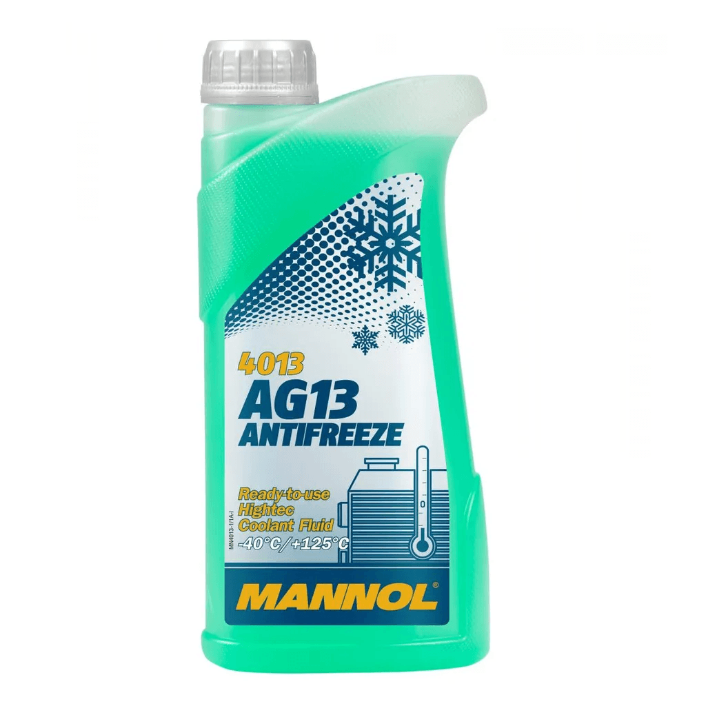 4013 MANNOL ANTIFREEZE HIGHTER AG13 1 л. Готовый раствор охлаждающей жидкости 2040, арт. 000904