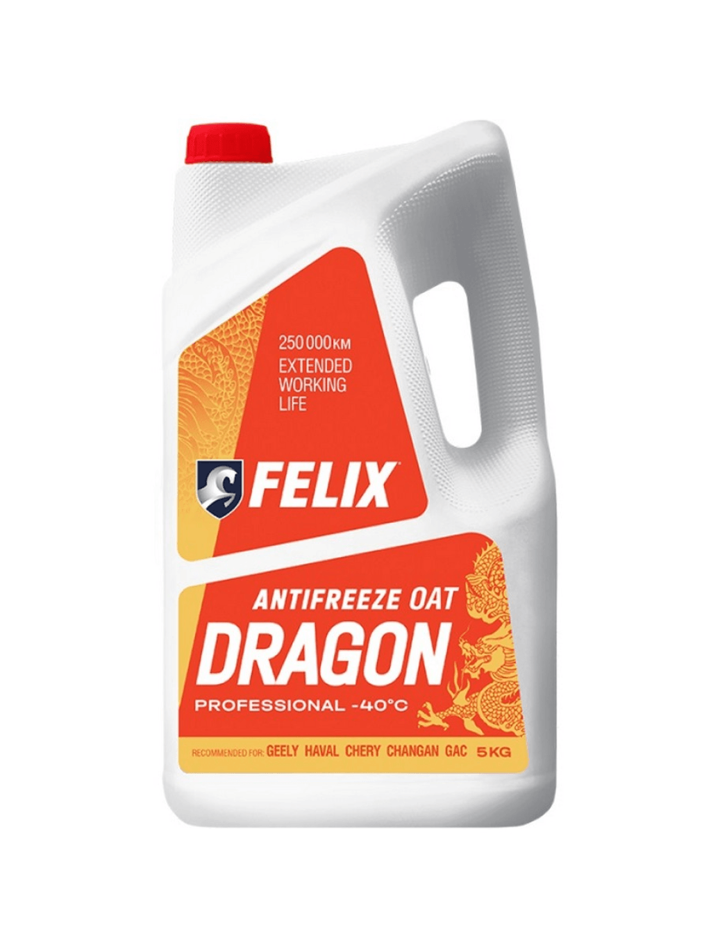 Антифриз FELIX DRAGON G12+ Red, 5кг 430206405, арт. 000876