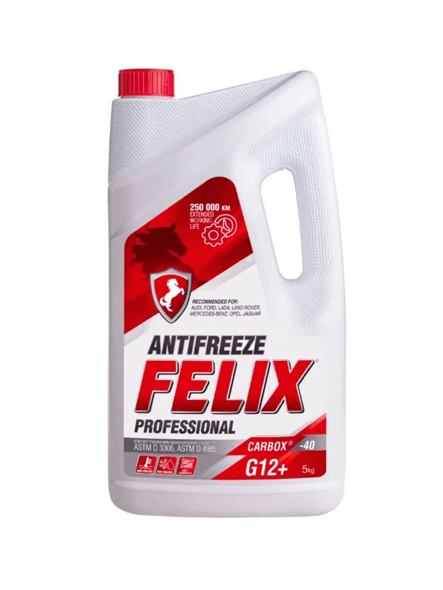 Антифриз FELIX Carbox G12+ Red, 5кг (=430000040) 430206033, арт. 000871