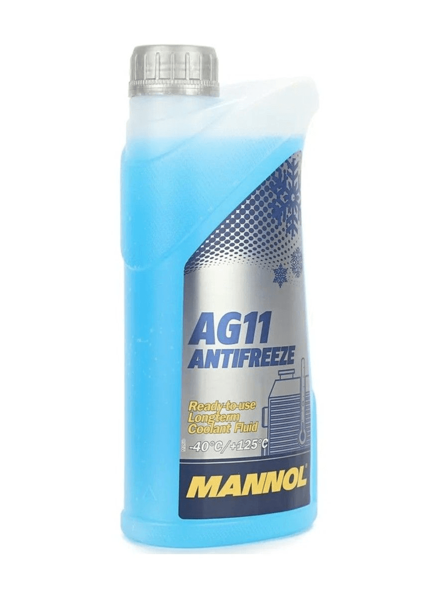 4011 MANNOL ANTIFREEZE LONGTERM AG11 1 л. Готовый раствор охлаждающей жидкости антифриз 2036, арт. 000902