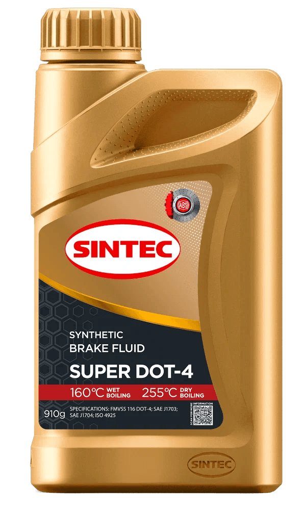 Sintec Жидкость тормозная Super DOT-4 910г 800737, арт. 000886
