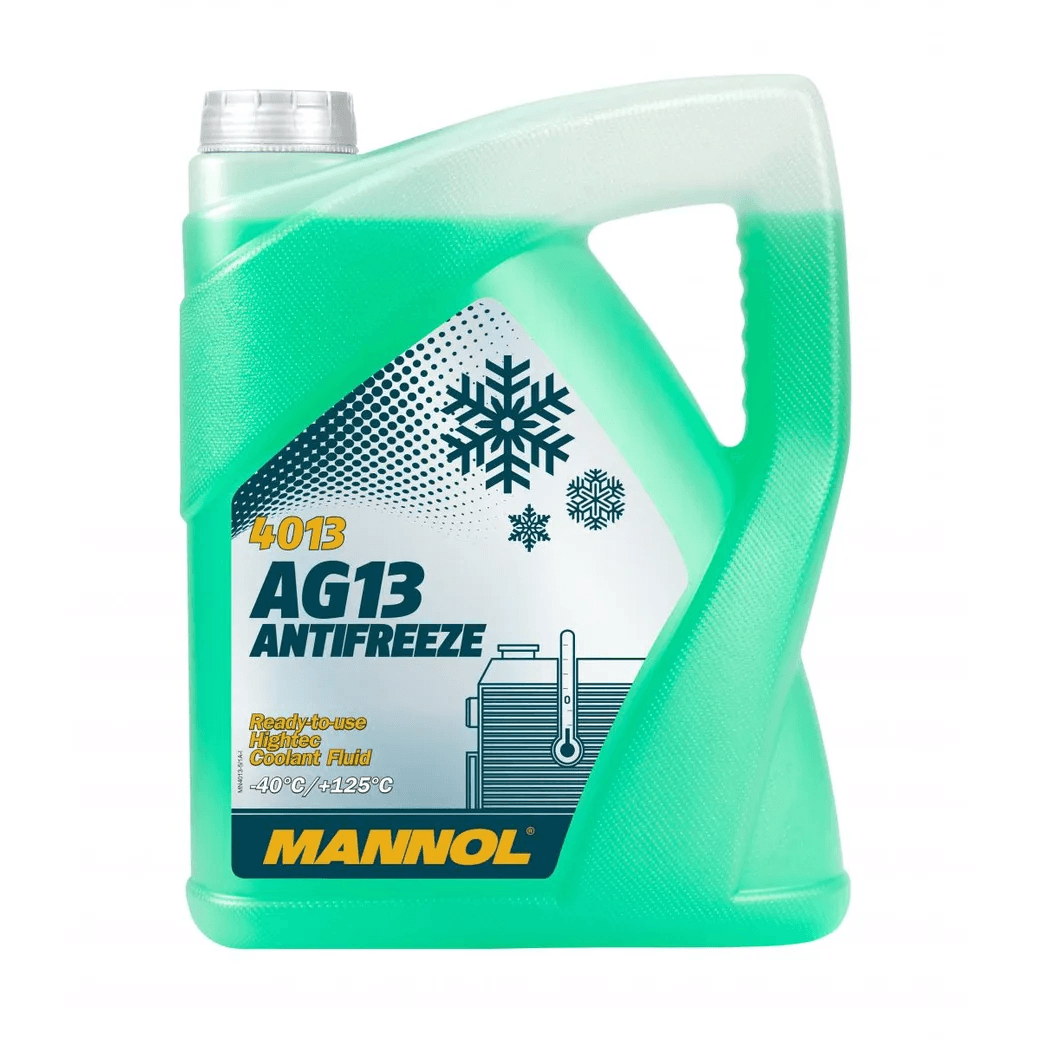 4013 MANNOL ANTIFREEZE HIGHTER AG13 5 л. Готовый раствор охлаждающей жидкости 2041, арт. 000905
