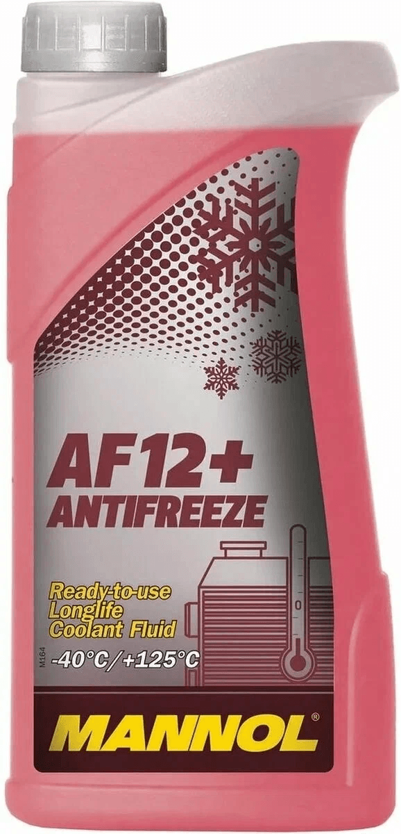4012 MANNOL ANTIFREEZE LONGLIFE AF12+ 1 л. Готовый раствор охлаждающей жидкости антифриз 2038, арт. 000899