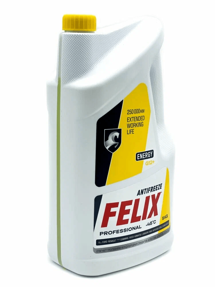 Антифриз FELIX Energy G12 Yellow, 5кг 430206027, арт. 000874