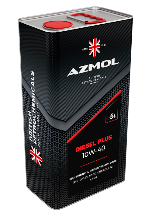 Масло моторное SAE 10W40 SG/CF-4 A2/B2/E2 AZMOL Super Plus 5 л канистра мет., арт. 000298
