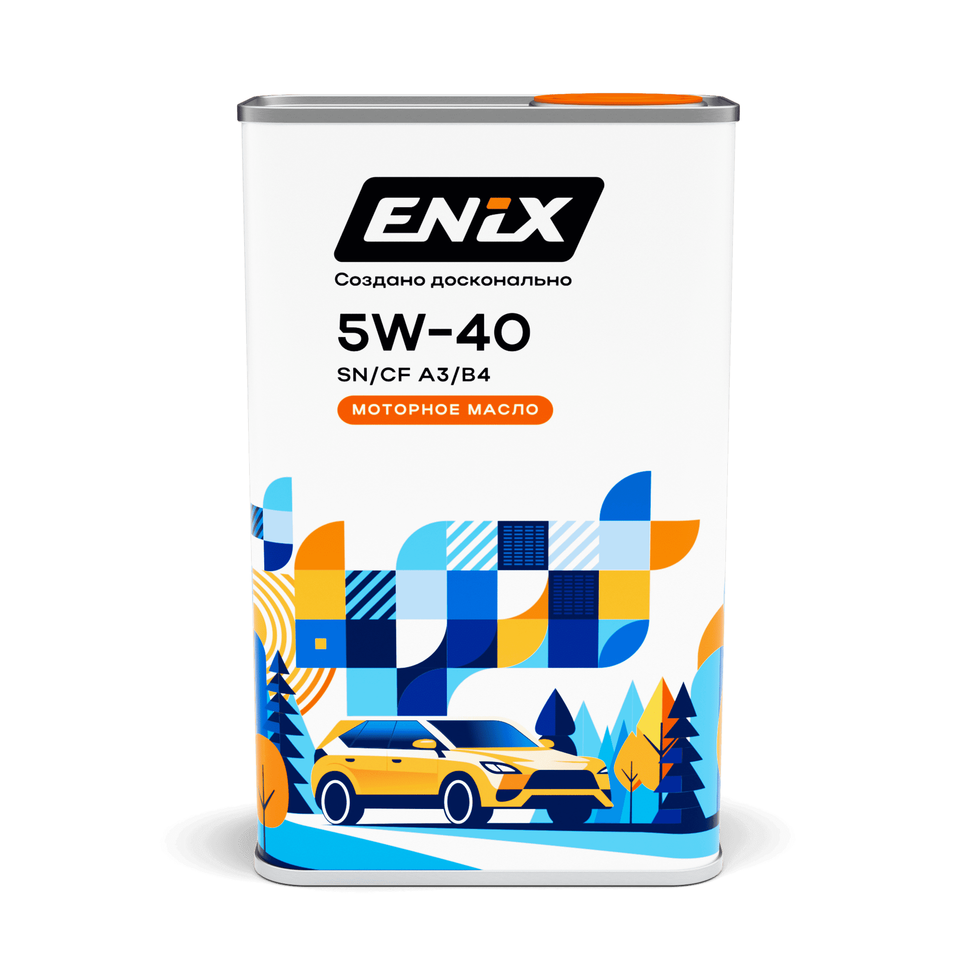 Масло моторное 5W40 SN/CF A3/B4 ENIX 4л (3,4 кг)